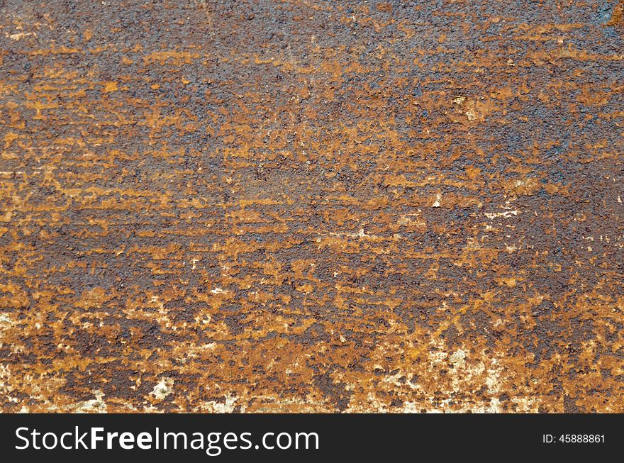 Rust metal texture for background.