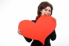 Big Red Heart Stock Image Big Red Heart Stock Image
