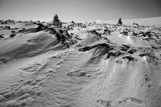 Snow Reflections Royalty Free Stock Photography