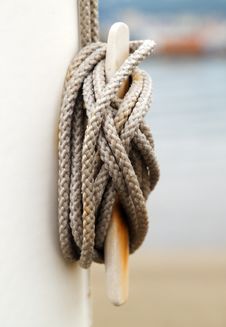 Rolled Up Rope Royalty Free Stock Photo