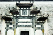 The Qing Dynasty Constructs Gate Decoration Stock Images The Qing Dynasty Constructs Gate Decoration Stock Images