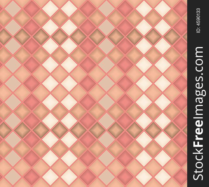 Motley 3d tiles. Seamless vector pattern. Motley 3d tiles. Seamless vector pattern