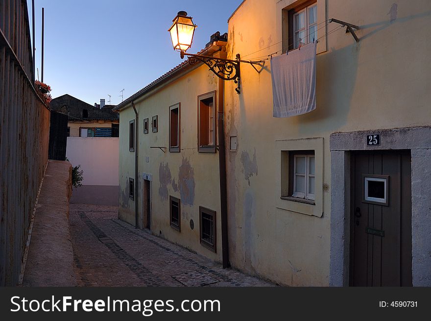 Street lamp light