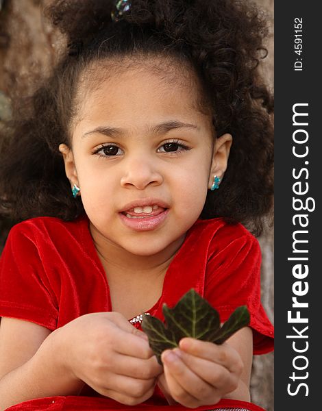 Young beautiful multiracial girl with afro hairstyle. Young beautiful multiracial girl with afro hairstyle