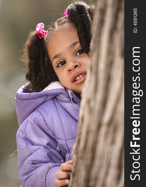 Young beautiful multiracial girl with afro hairstyle. Young beautiful multiracial girl with afro hairstyle