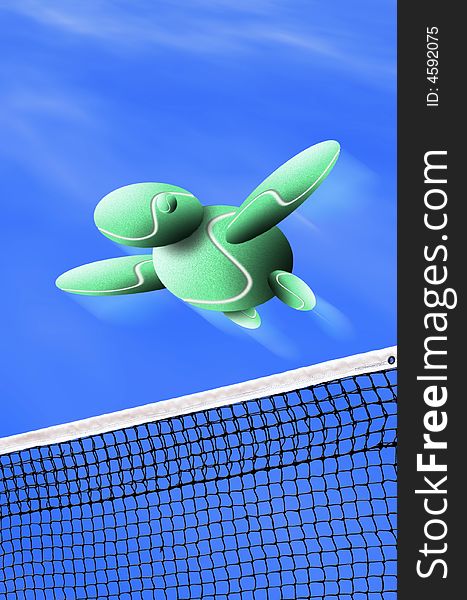 Tennis Ball-bird