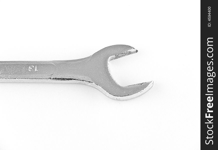 Wrench isolated on white background