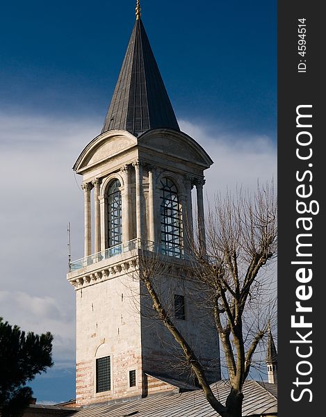 The Tower of Justice, Topkapi Palace in Istanbul, Turkey