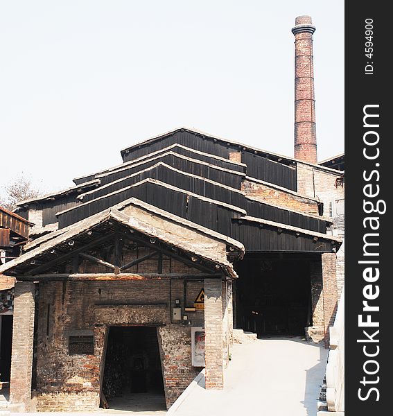 An ancient kiln for making pottery, still uses firewood as fuel,Foshan,Guangdong,China,asia. An ancient kiln for making pottery, still uses firewood as fuel,Foshan,Guangdong,China,asia.
