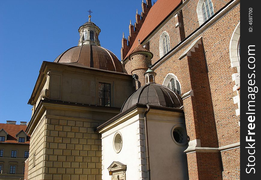 The church of the Boze Cialo in the Cracow on Kazimierz. The church of the Boze Cialo in the Cracow on Kazimierz.