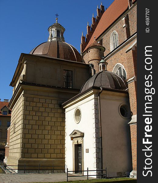 The church of the Boze Cialo in the Cracow on Kazimierz. The church of the Boze Cialo in the Cracow on Kazimierz.