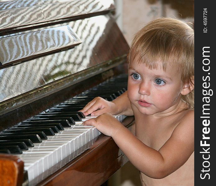 The Little Girl And The Piano