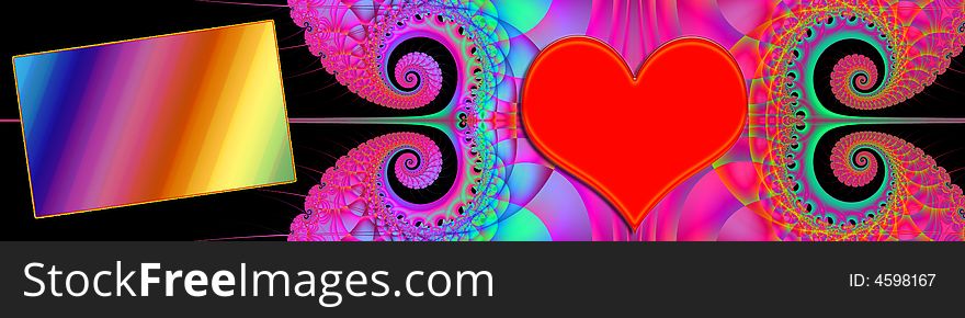 This banner /. header / background has beautiful spiral patterns and rainbow colors. The big heart and the space for text make it attractive and relate it to love. This banner /. header / background has beautiful spiral patterns and rainbow colors. The big heart and the space for text make it attractive and relate it to love.