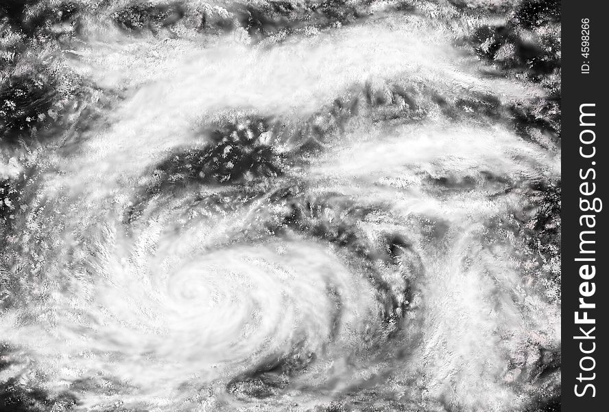 Swirling Clouds in the sky
