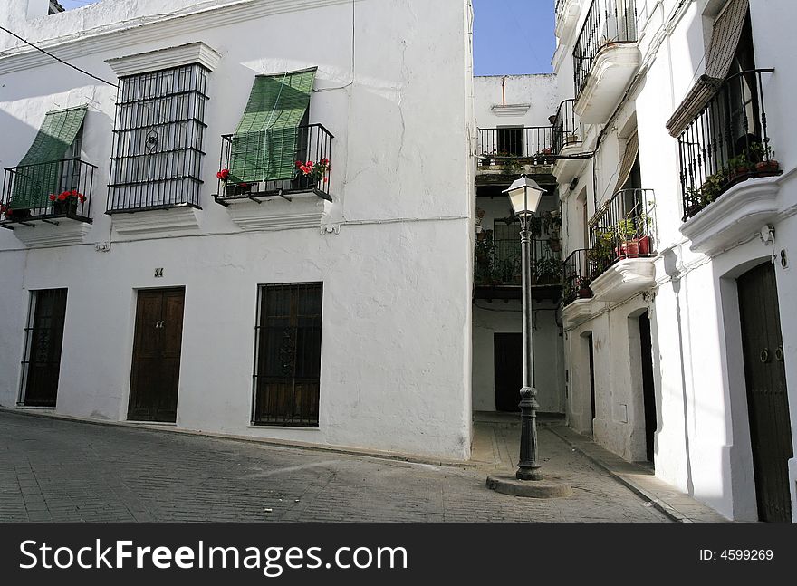 Street in Vejer de la Frontera, Andalusia