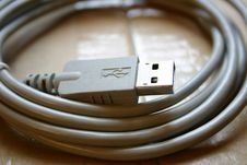 Grey USB Wire Stock Photos Grey USB Wire Stock Photos