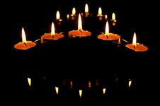 Candles And Reflections Stock Photos Candles And Reflections Stock Photos