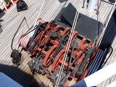 Deck Winch 1 Stock Photos Deck Winch 1 Stock Photos