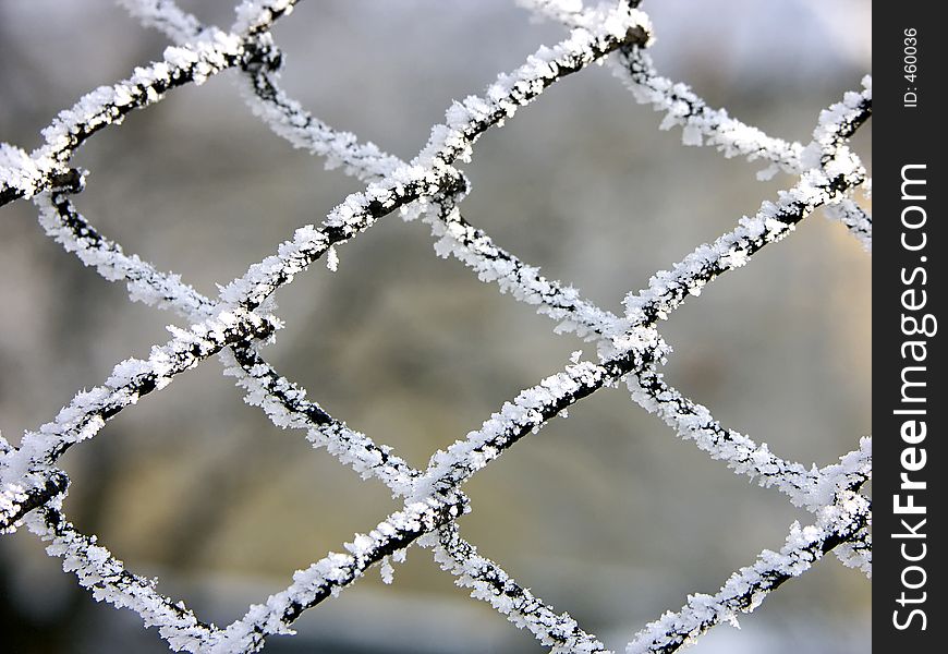 Frosted metal mesh