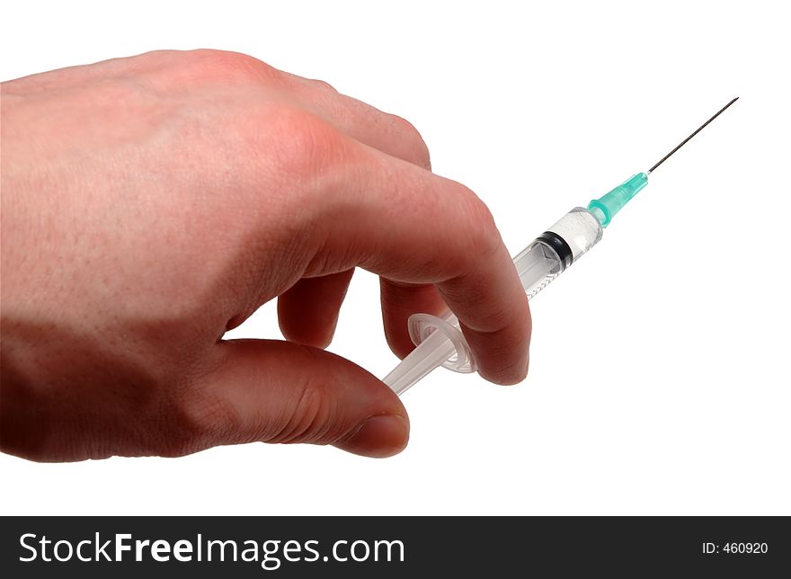 Hypodermic Needle (with Clipping Path)