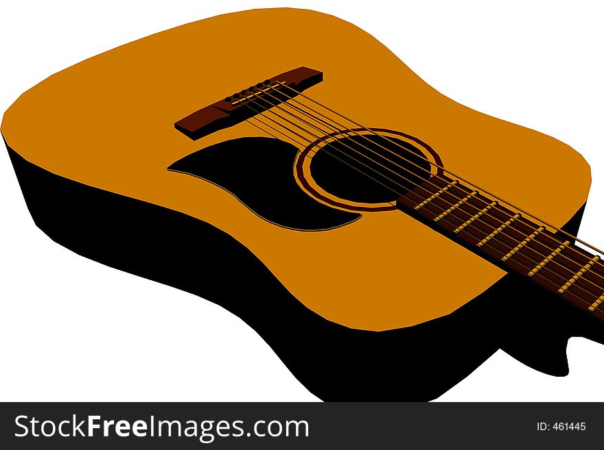 Isolated Acoustic Guitar