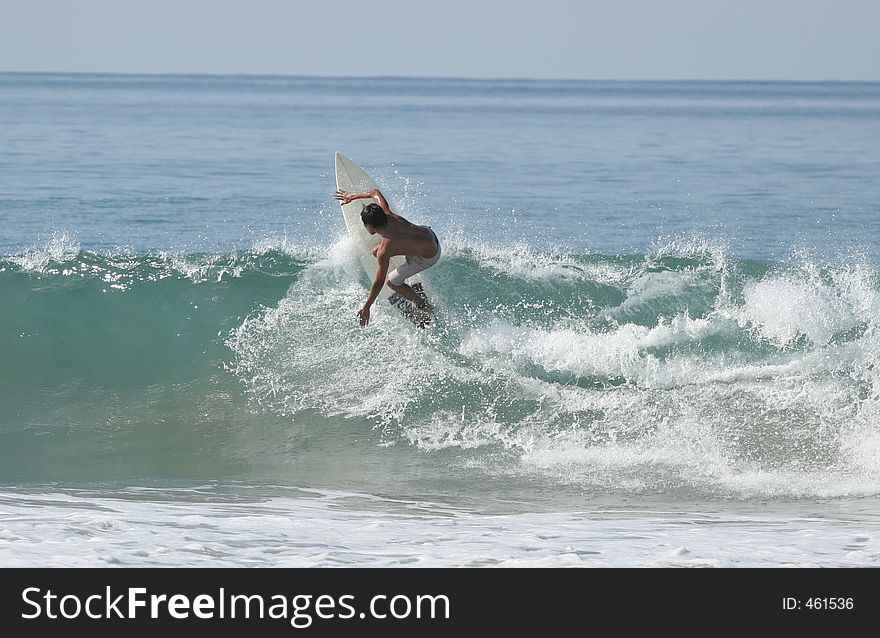 Surfing in puerto. Surfing in puerto