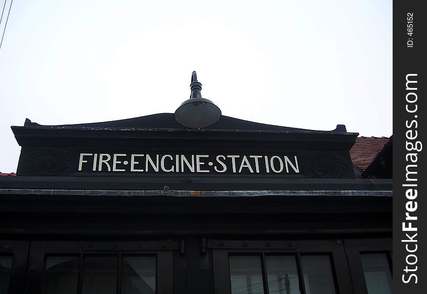 Fire station frontage