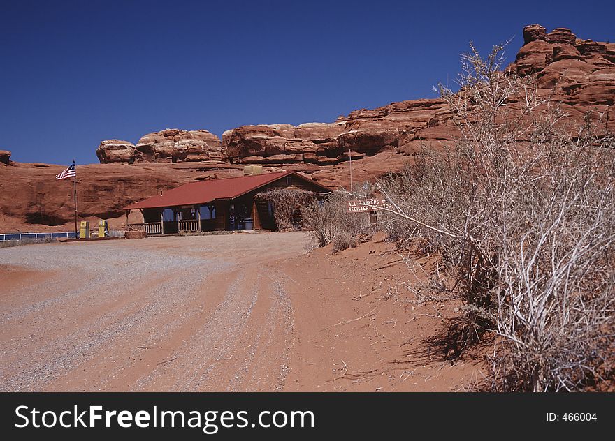 Gas station on the edge of Canyonlands National Park Utah. Gas station on the edge of Canyonlands National Park Utah