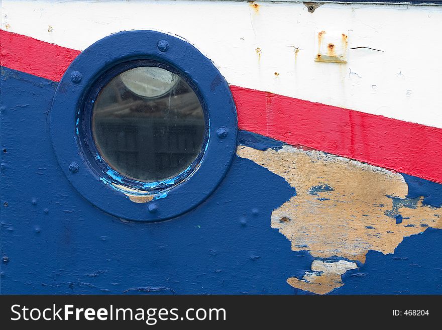 Detail of a boat. Detail of a boat