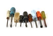 Old Screw-drivers Stock Image