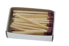 Open Box Of Matches Royalty Free Stock Image
