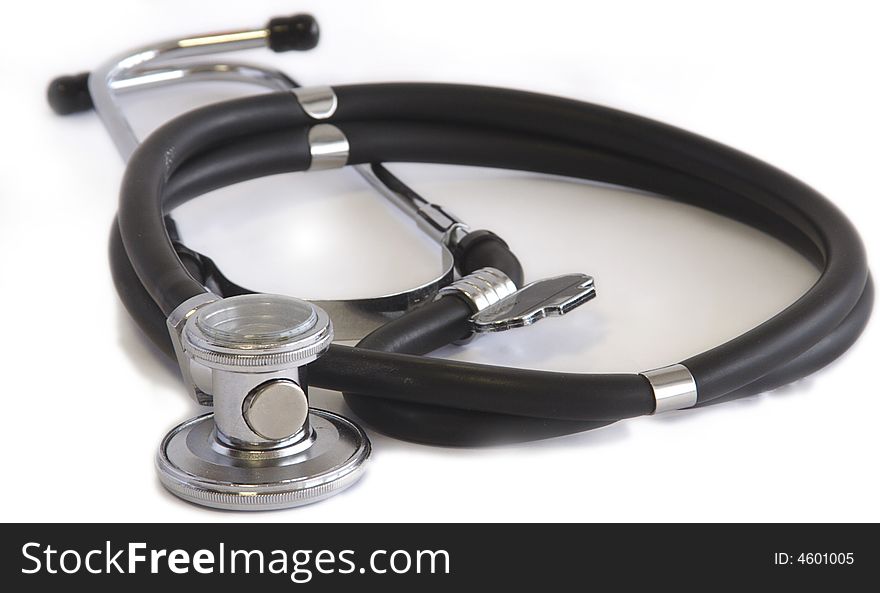 Stethoscope isolated cardiologist examination health