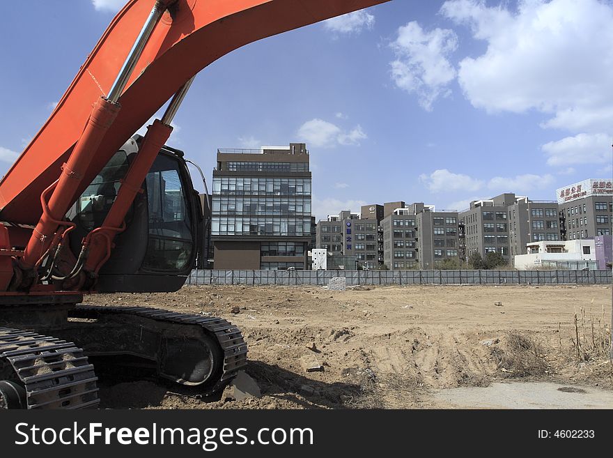 Construction site in Beijing.