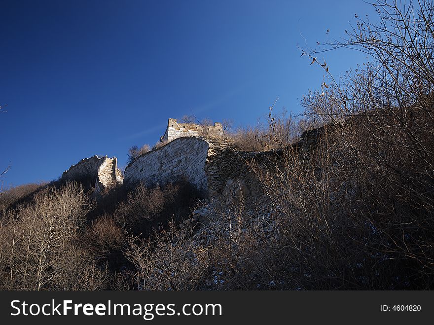 Outdoor,sunny,the Great Wall,blue sky,beautiful. Outdoor,sunny,the Great Wall,blue sky,beautiful