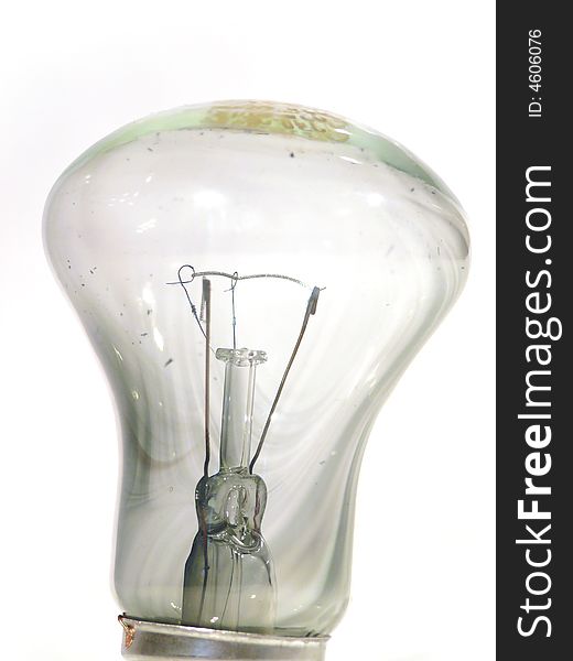 The Burned-out Light Bulb. Lamp.