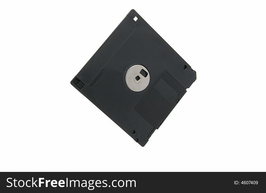 Diskette on a white background