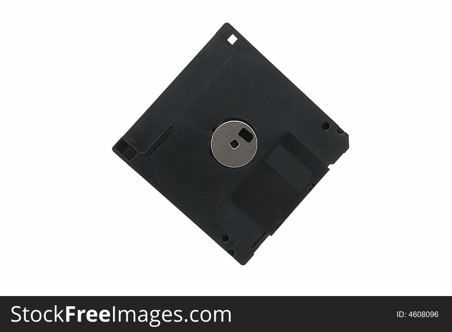 Diskette on a white background