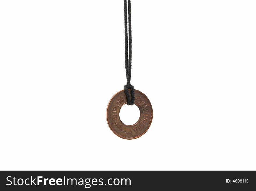Pendant on a white background