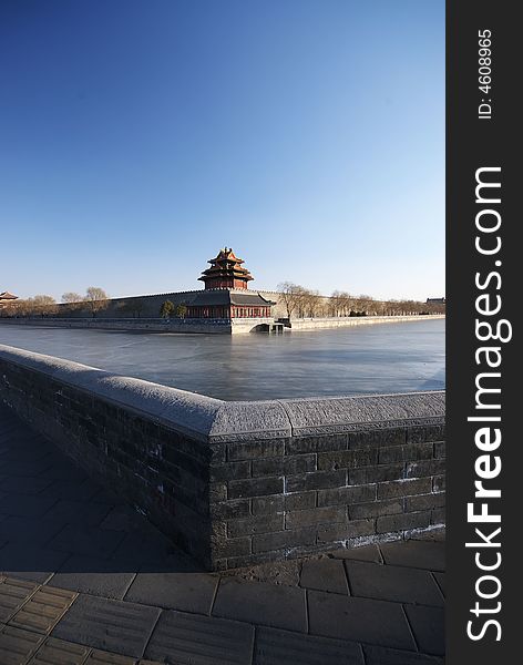 China,Beijing,Tiananmen,Purple Forbidden City,the imperial palace. China,Beijing,Tiananmen,Purple Forbidden City,the imperial palace.