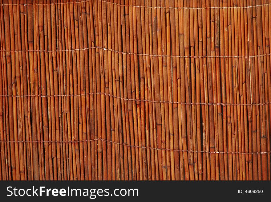 Background bamboo brown. Natural texture.