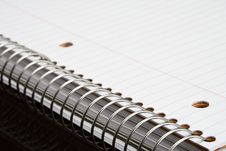 Metal Spiral Of Notebook Stock Image