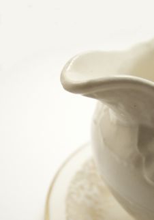 Antique Creamer, Vertical Royalty Free Stock Images Antique Creamer, Vertical Royalty Free Stock Images
