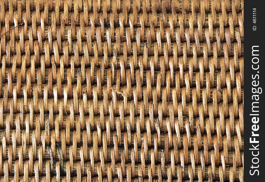 Texture from rattan close up.