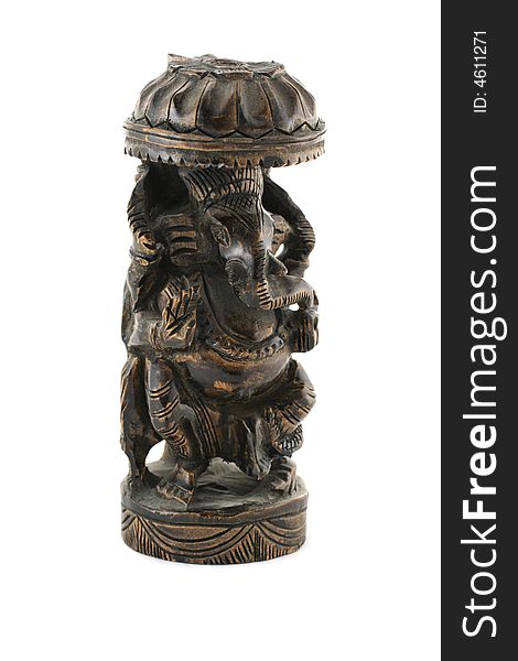 Figurine Of Ganesha Isolated