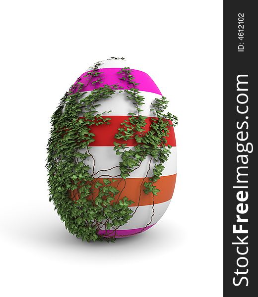 Easter concept, isolated on white. Easter concept, isolated on white
