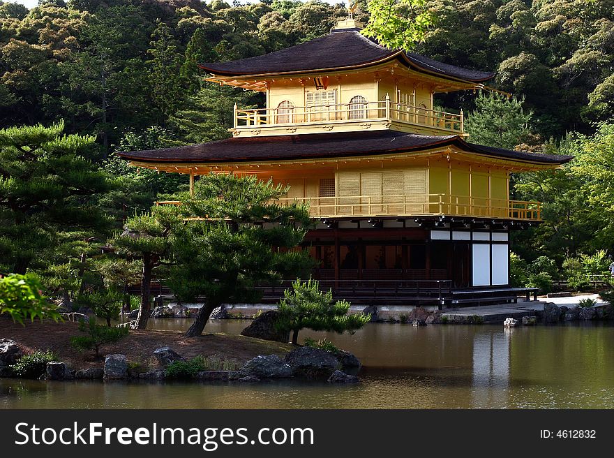 Kinkakuji(Golden Pavilion) in kyoto