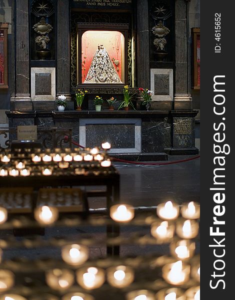 Interior of the Cologne cathedral