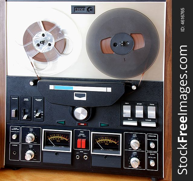 A Magnetophone reel to reel