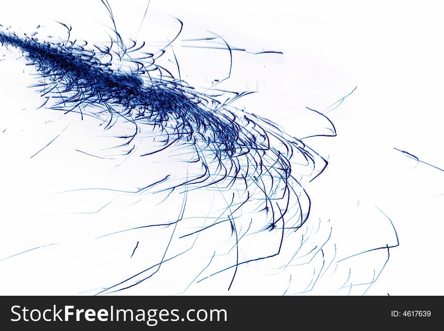 Abstract background with blue sparks on white background