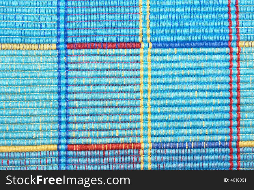 Blue table cloth close up, for background use